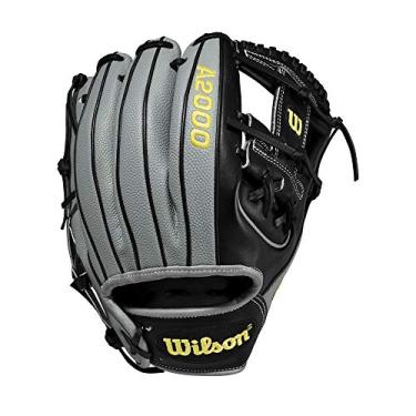 Imagem de Luva de beisebol Wilson A2000 29,5 cm SuperSkin, preto/cinza, esquerda (arremesso à direita)