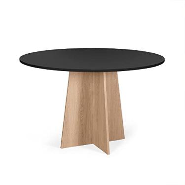 Imagem de Mesa de Jantar Redonda 4 Lugares 90cm Isabela Preto/Jade - Straub Web