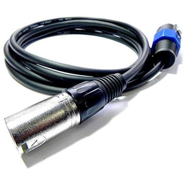 Imagem de Cabo de Áudio Profissional Canon XLR Macho Speakon Macho Blindado Periféricos 9 Metros