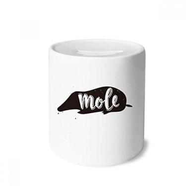 Imagem de DIYthinker Moedas de cerâmica preta e branca Animal Dinheiro Porta-Moedas Presente de Cofrinho