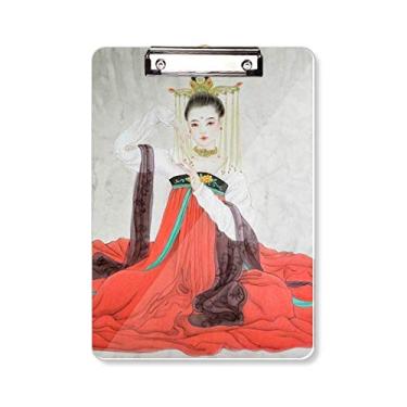 Imagem de Prancheta de aquarela estilo chinês de beleza clássica, pasta, bloco de notas A4