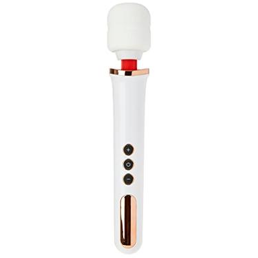 Imagem de Massageador Vibrador Erótico para Casais Mulheres Feminino Clitoris Corporal Varinha Mágica Grande Turbo Luxo Branco USB Bateria 9000 Rpm
