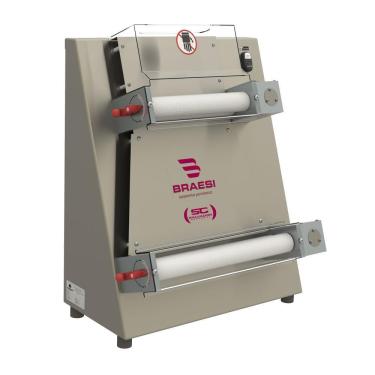 Imagem de Cilindro Modeladora de Pizza Eletrônica Profissional Inox 40cm BMPZ-40 Bivolt - Braesi