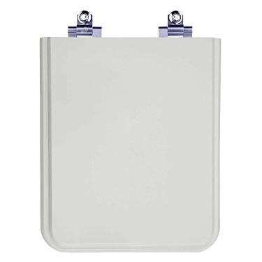 Imagem de Assento Sanitário Fechamento Lento Square Cinza Platina (Cinza Claro) para Vaso Incepa Cidamar