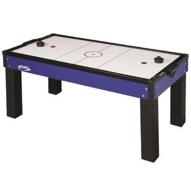 Mini Jogo Air Hockey De Mesa 71 cm Completo Portátil JH7056G - Tem