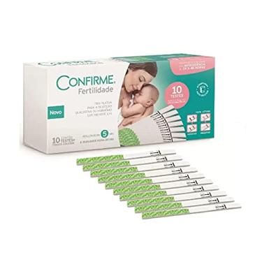 Imagem de Teste de Ovulação Confirme Fertilidade (c/ 10 tiras + frasco coletor)