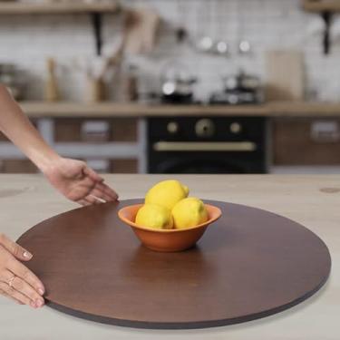 Imagem de Bandeja De Madeira Para Servir E Decorar Sua Mesa 50cm Castanho