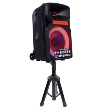 Imagem de Polyvox, Caixa De Som Amplificada Xc-812T Polyvox Bluetooth Usb 600w + Pedestal Tripé