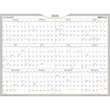 Imagem de AAGAW506028 - Calendário de parede At-A-Glance Wallmates apagável a seco