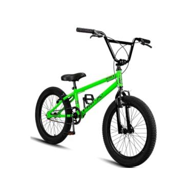 Imagem de Bicicleta Aro 20 BMX Infantil PRO X S1 FreeStyle VBrake,Verde Preto