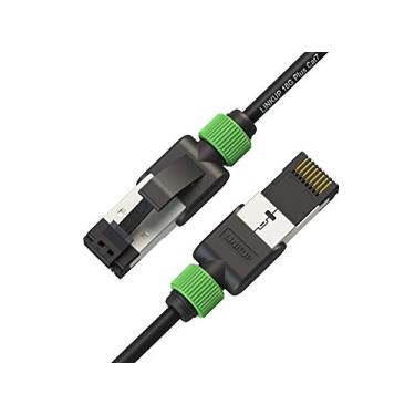 Imagem de LINKUP - [Testado com cabo Ethernet Versiv CableAnalyzer Cat7 - 2 unidades) RJ45 S/FTP blindado duplo 10G | Jogo de roteador de switch LAN de Internet de rede | Alta velocidade | 30AWG preto