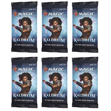 Imagem de 6 Packs Magic: The Gathering Draft Booster Pack Lot MTG Kaldheim