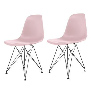 Imagem de Cadeira para Sala de Jantar Eames Pp Eiffel Rosa