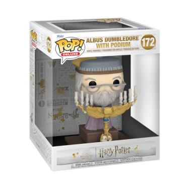 Imagem de Funko Harry Potter Deluxe Poa - Dumbledore W/Podium