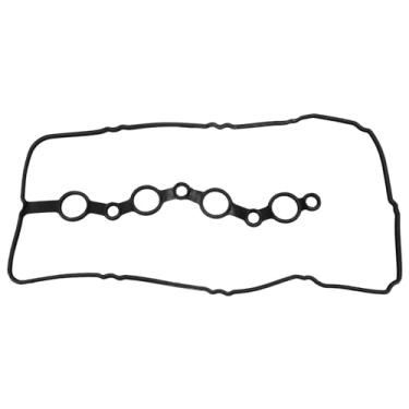 Imagem de Motoforti Junta da tampa da válvula, junta de vedação da válvula da cabeça do cilindro, para Hyundai I10 2008-On, borracha, nº 2244103050, preta, junta da tampa do balancim