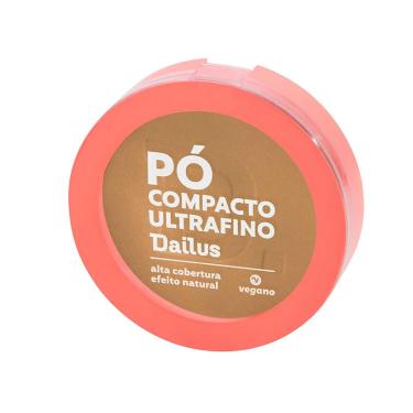 Imagem de Pó Compacto Ultrafino Dailus D7 Cor Médio Escuro Com 10G