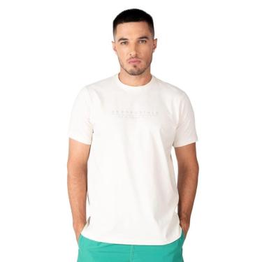 Imagem de Camiseta Aeropostale Silkada Creme Masculina-Masculino