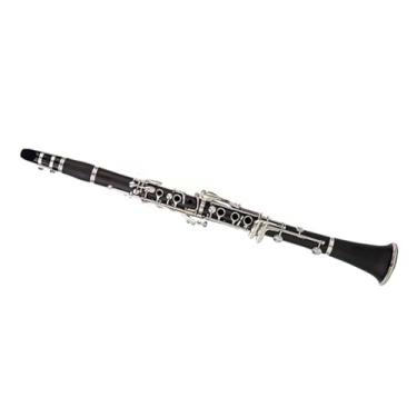 Imagem de Clarinete Profissional Clarinete Baquelite De 17 Teclas Para Iniciantes Clarinete Si Bemol Instrumento De Clarinete De Cobre Portátil