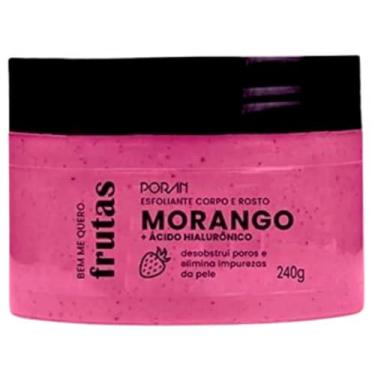 Imagem de PORAN ESFOLIANTE CORPO ROSTO MORANGO 240G