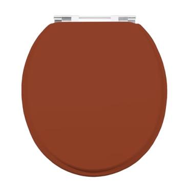 Imagem de Assento Sanitário Universal Oval Para Deca Cor Caramelo Ocre da Sicmol