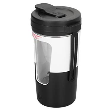 Imagem de Caneca de café Com Agitação Automática de Forte Potência de 7000 Rpm, Fundo Antiderrapante Com Almofada de Silicone, Carga USB, Bateria de 800mAh, 90 Xícaras de Bebidas, Bico