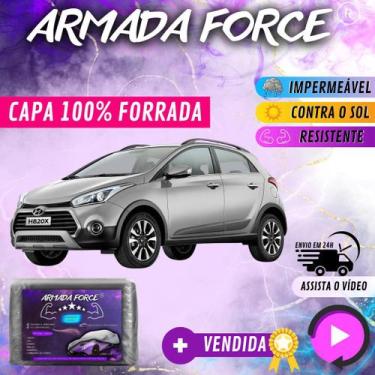 Imagem de Capa Cobrir Carro HB20X 100% Forrada Armada Force 100% Impermeável For