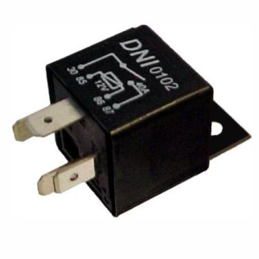 Imagem de DNI0102 Rele Auxiliar Universal 40A 12V 4T Com Suporte