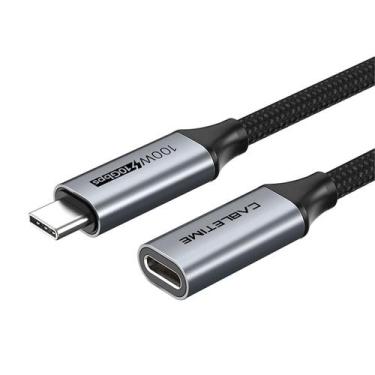 Imagem de Cabo CableTime Extensor Extensão USB C 3.1 4K 10Gbps 1m