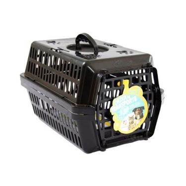 Imagem de Caixa de Transporte Alvorada New Preta para Cães e Gatos - Tamanho 2