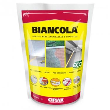 Imagem de Biancola Adesivo P/ Reboco E Gesso Ciplak 1Kg Sika