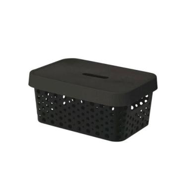 Imagem de Caixa Organizadora Multiuso Plástica 4,5 Litros Com Tampa - Usual Util