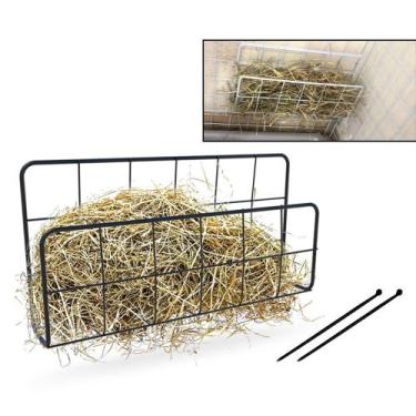 Imagem de Porta Feno Aramado para Cercado Pet Porquinho da Índia Preto - IGUANNA