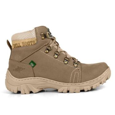 Imagem de Bota Adventure Masculina Couro Conforto Nobuck Macia - Bell Boots, 41,