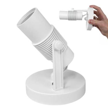 Imagem de Spot Basic Sobrepor Avant Bivolt Branco Para 1 Lâmpada E27 - Tesla Sto