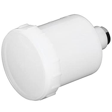 Imagem de Copo de Pistola de Pulverização 125mL + Copo de Tinta de Alimentação por Gravidade em Aço Inoxidável Pote de Substituição Conector de Rosca de 15mm