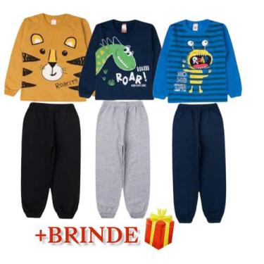 Imagem de Conjunto Infantil Moletom Menino 1 a 8 Masculino - Cleomara,  2