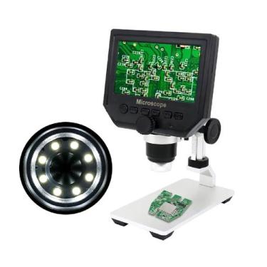 Imagem de Microscópio Digital Portátil Zoom600x Tela Lcd 4.3 Hd 3.6mp - Gaosuo, 