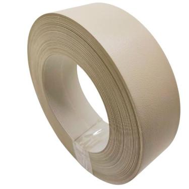 Imagem de Fita de Borda Pvc Para Bege Taupe Tx Fosco 45mm X 20m Moveis Acabament