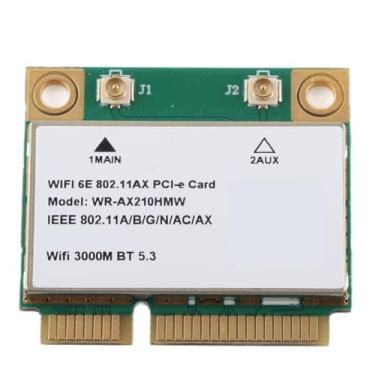 Imagem de Placa Pcie, placas de rede de computador internas Placa Ax210 Placas de cartão 6e para laptops 5374M 6E 5G Placa PCB de banda tripla Gigabit 6GHz com porta Mini PCIE