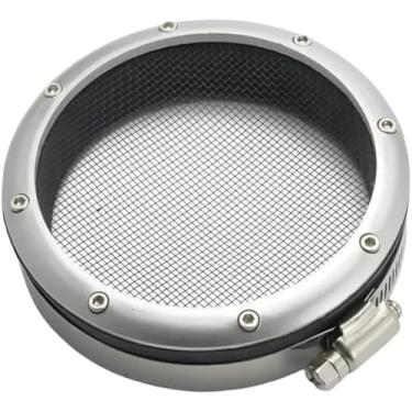 Imagem de Tucool Racing Protetor de grade de entrada turbo de 4 polegadas Turbocharge filtro de entrada de ar de tela (4 polegadas/102 (± 1) mm)