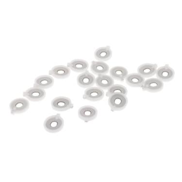 Imagem de oshhni Guia de válvula de buzina tenor 20x, peças de buzina tenor, instrumento musical de plástico, instrumentos de bronze, acessórios de trompete, peças de, 18mm x 15mm