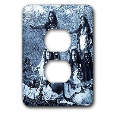 Imagem de 3dRose Lsp_8510_6 Vintage Hula Girls Selenium 2 Plug Cover