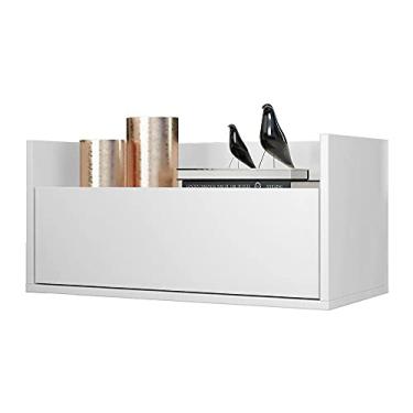 Imagem de Mesa de Cabeceira 60 cm Suspensa Multimóveis Fg3626 Branca