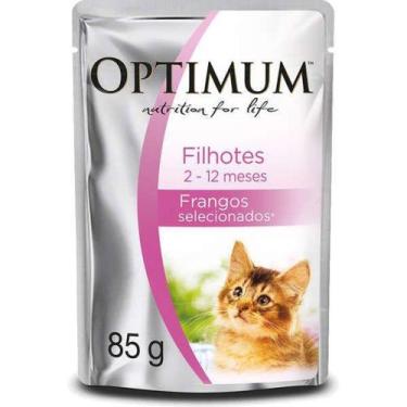 Imagem de Optimum Gatos Sache Filhote Frango - 85 Gr - MASTERFOODS
