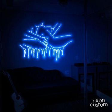 Imagem de luminaria letreiro Neon Led Sexo 150x100 luminoso decoração p/ selfie 