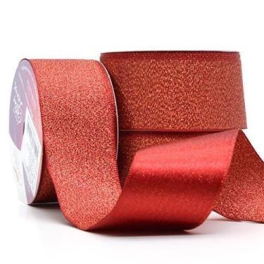 Imagem de Fita de Cetim Com Lurex Ouro Nº 09 38mm Com 10 Metros - Cinderela, VER