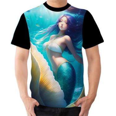 Imagem de Camiseta Camisa Ads Sereia Mar Mística Calda de sereia 1 - Fabriqueta,