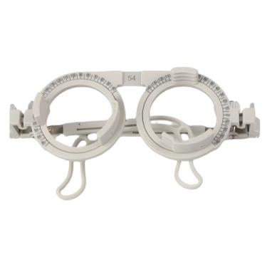 Imagem de Moldura de teste profissional 50 mm ~ 72 mm liga de alumínio pode carregar 4 lentes, com medição de distância perto do olho, pernas ajustáveis loja de óculos e uso hospitalar de olhos (54 mm)