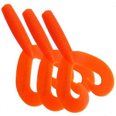 Imagem de Kit 3pçs Isca Sof Criatura Para Traíra Matadeira Grub Duplo, 06