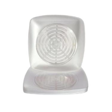 Imagem de Prato Acrílico Quadrado Resistente 15cm Cristal - 10 unid - PB Festas